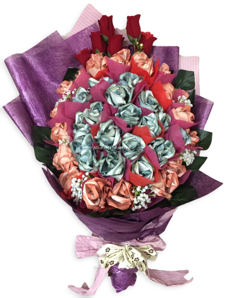 pic Money Flower Arrangement money flower
